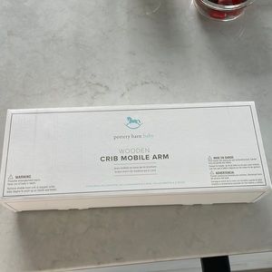 New Pottery Barn Wooden Crib Mobile Arm. Acorn